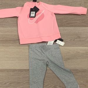 Nike Pink and Grey Active wear size 3T